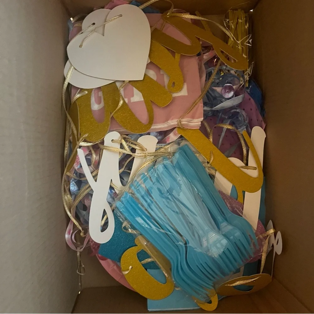 Gender Reveal Party Supplies Bundle